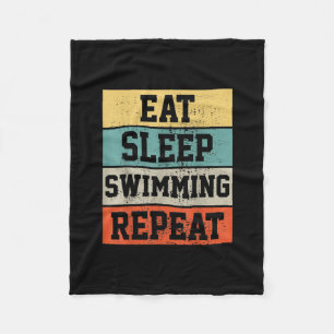 Simma Swimmer Swimming Gift Fleecefilt