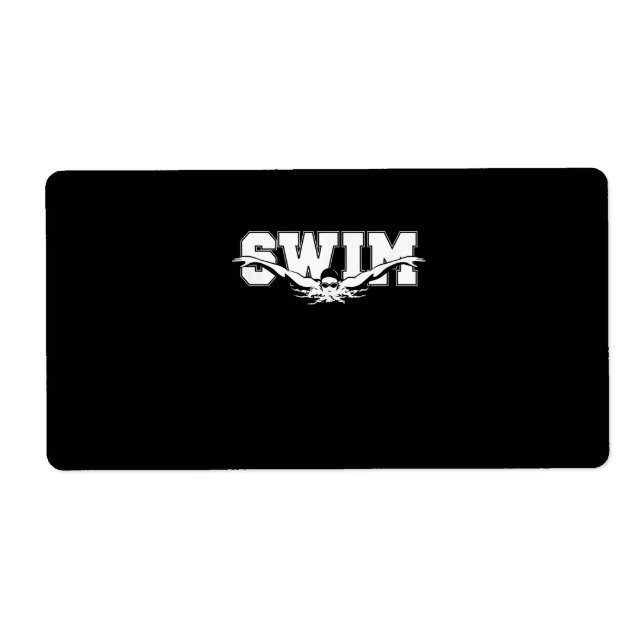 Simma Swimmers Competitive Swimming Athletic Gift Fraktsedel (Framsidan)