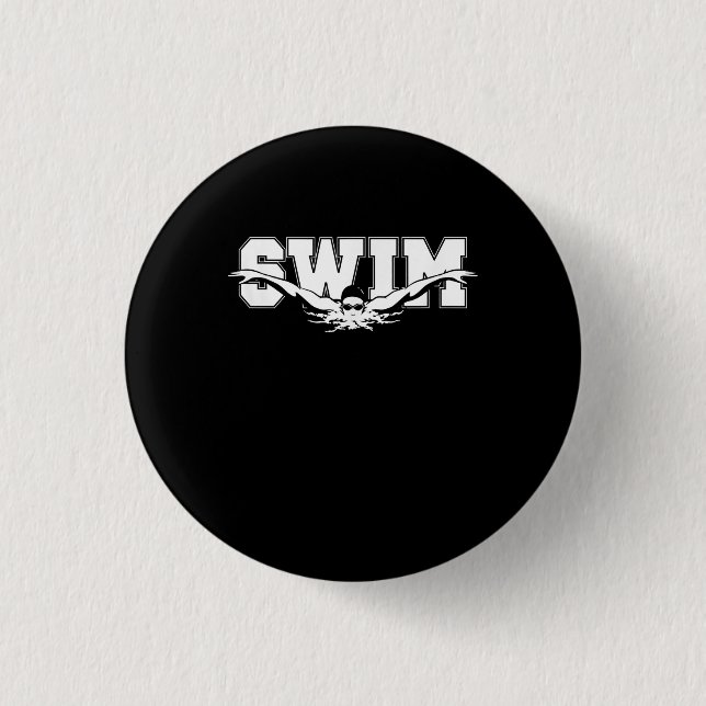 Simma Swimmers Competitive Swimming Athletic Gift Knapp (Framsida)