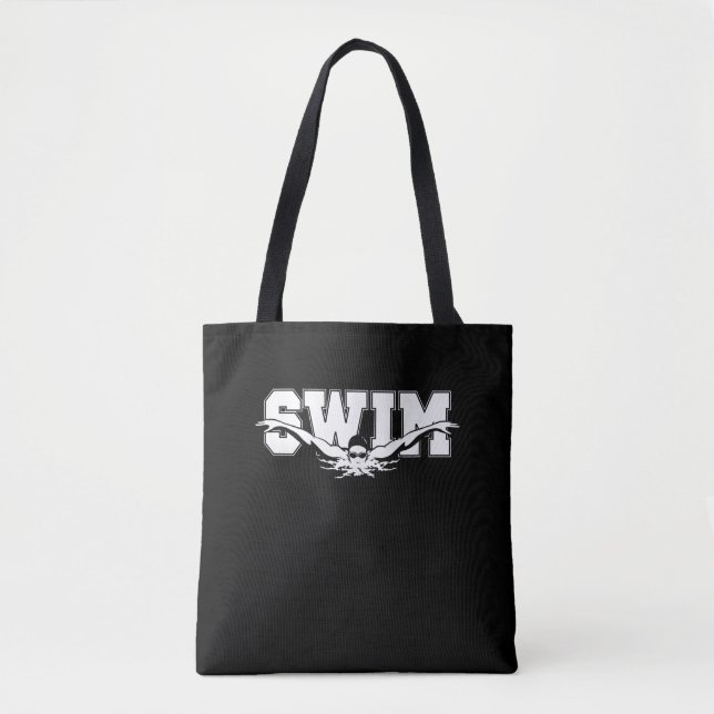 Simma Swimmers Competitive Swimming Athletic Gift Tygkasse (Framsida)