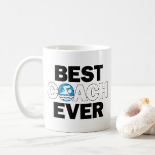 Simma Team Coach Best Coach Swiming & Diving Kaffemugg