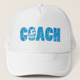 Simma Team Coach Swimming och Diving Bassäng Vatte Keps