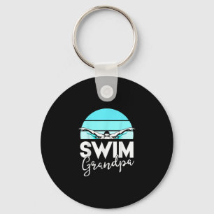 Simma Team Grandpa Pappa Swimming Meet Swimmer Gif Nyckelring