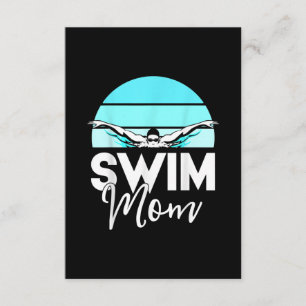 Simma Team Mamma Mor School Swimming Möte Swimmer Tilläggskort