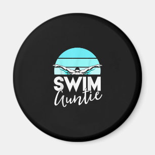 Simma Team Moster Auntie Nephew Swimming Swimmer G Magnet