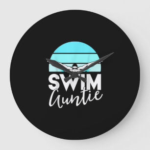 Simma Team Moster Auntie Nephew Swimming Swimmer G Stor Klocka