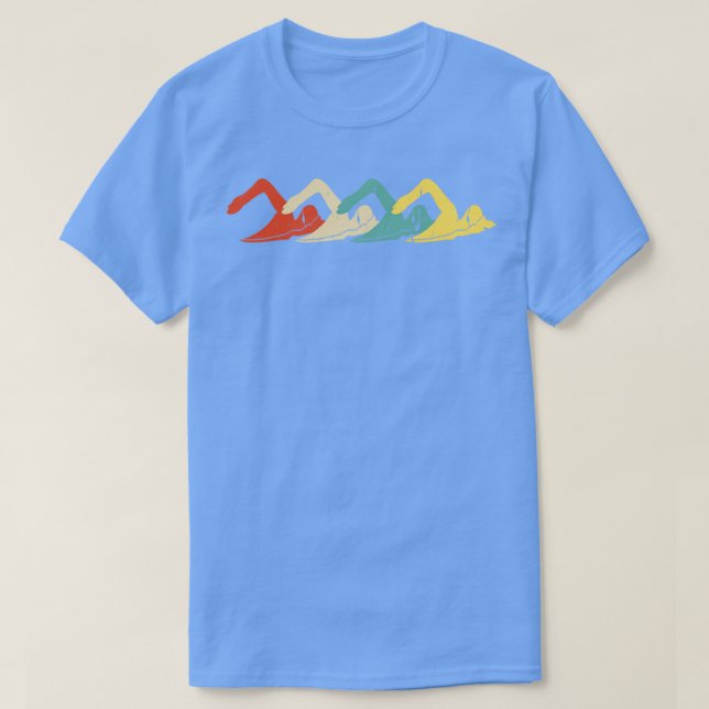 Simma Team Retro Swimming T Shirt (Design framsida)