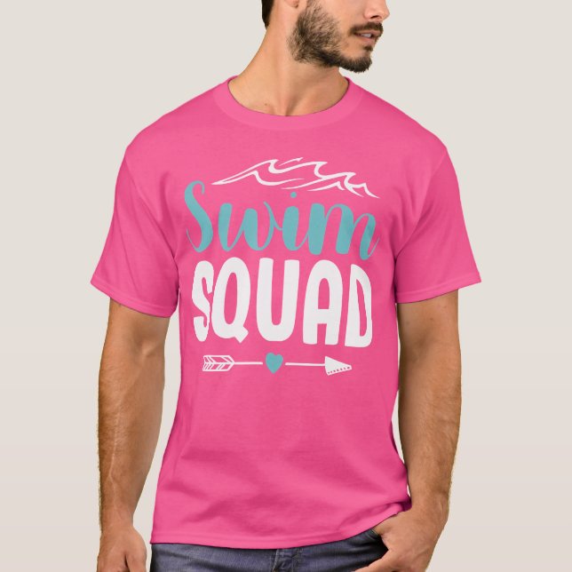 Simma Team Simma Squad-Idrottsman för simuleringsm T Shirt (Framsida)