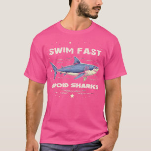 simma undviker snabbt hajar TShirt T Shirt