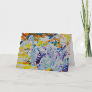 "Simma Upstream" hälsningkortet Kort