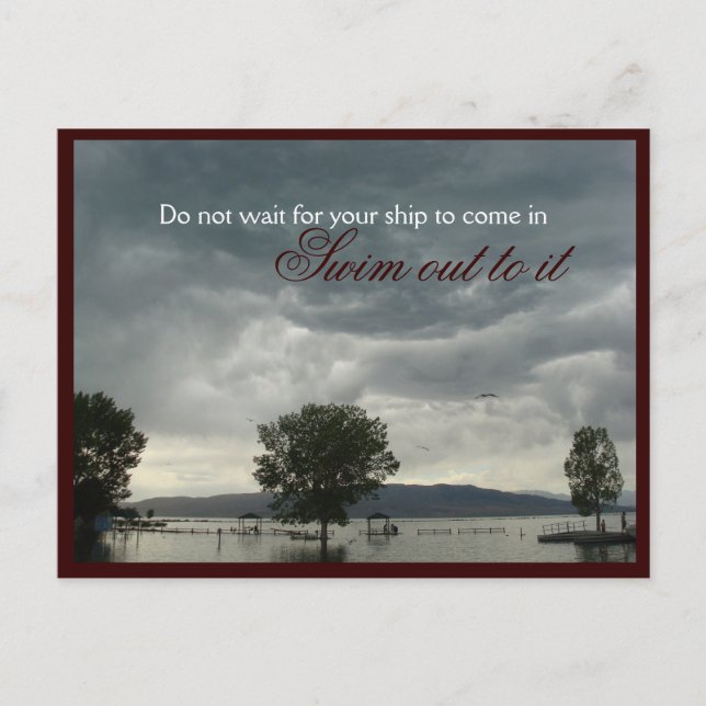 Simma ut till IT-kort för motiv Vykort (Framsida)