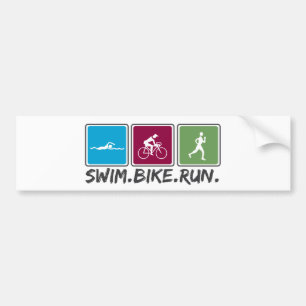 simmacykelspringa (triathlonen) bildekal