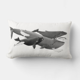 Simman valar som visar konsthälsa lumbarkudde