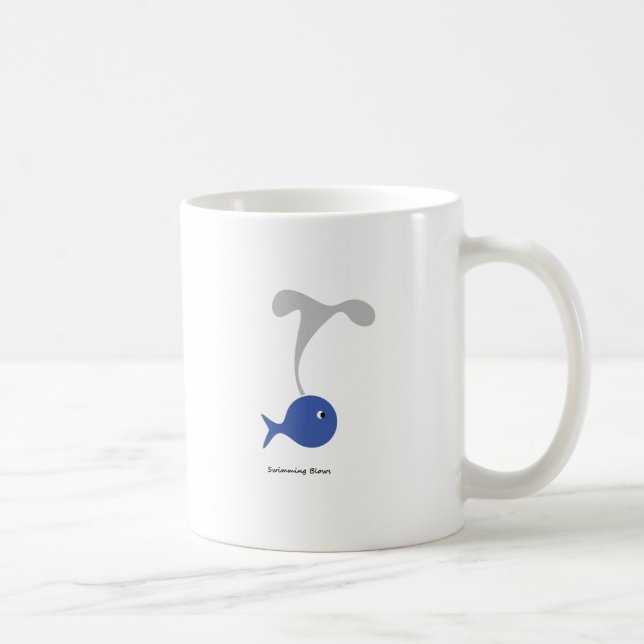 Simmande block kaffemugg (Höger)