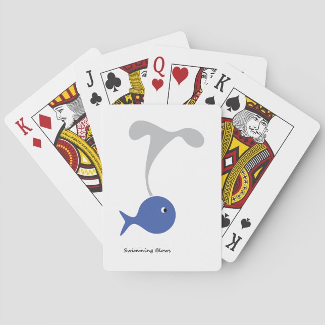 Simmande block spel kort (Baksidan)