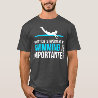 simmande citat roligt simmande t shirt