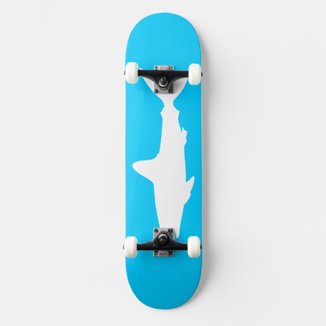 Simmande haj mini skateboard bräda 18,7 cm (Framsida)
