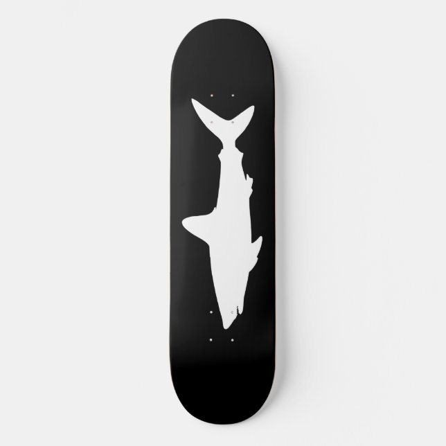 Simmande haj old school skateboard bräda 18 cm (Framsida)