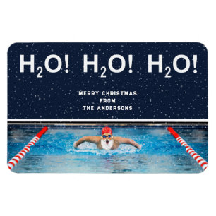 simmande julklapp för helgdag magnet