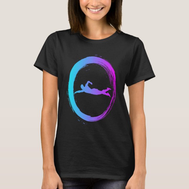 simmande klubb simmare 1 t shirt (Framsida)