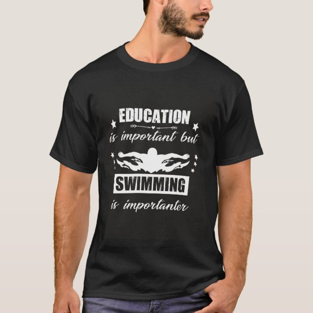 simmande t-shirt (Framsida)