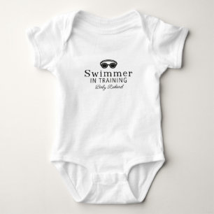 Simmare Bebis Simmare under utbildning Simning T Shirt