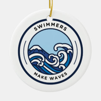 Simmare gör Vågar Julgran ornament