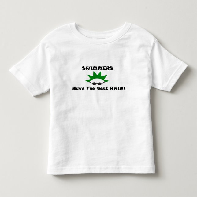 Simmare har det bäst håret tee (Framsida)