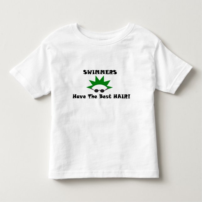 Simmare har det bäst håret tee shirt (Framsida)