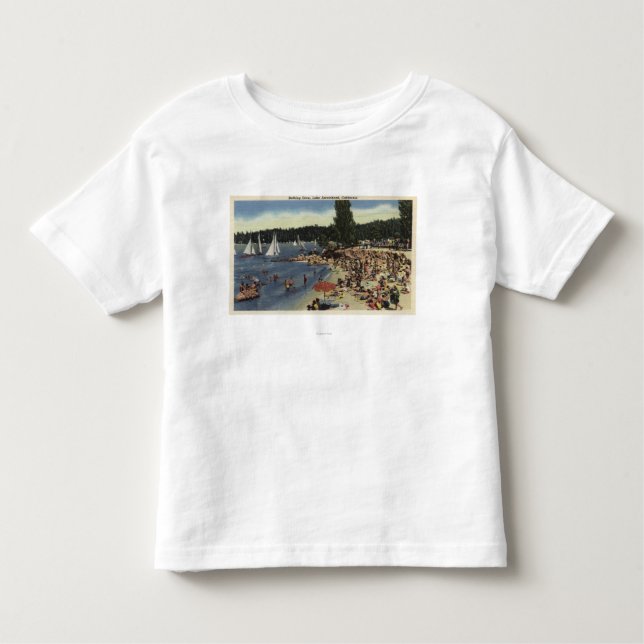 Simmare på badningCovestrand T Shirt (Framsida)