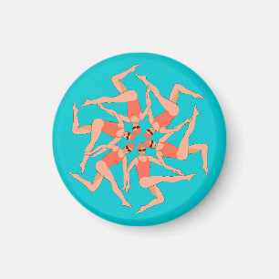Simmare - Synchronized Swimming Choreography Magnet