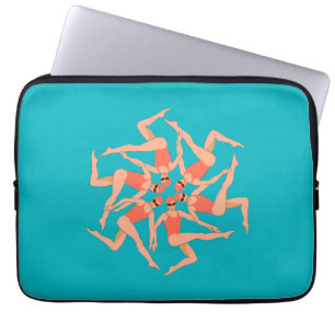 Simmare - synkroniserad simning laptop fodral