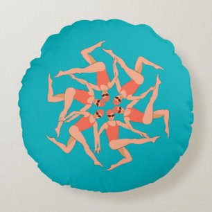 Simmare - synkroniserad simning rund kudde