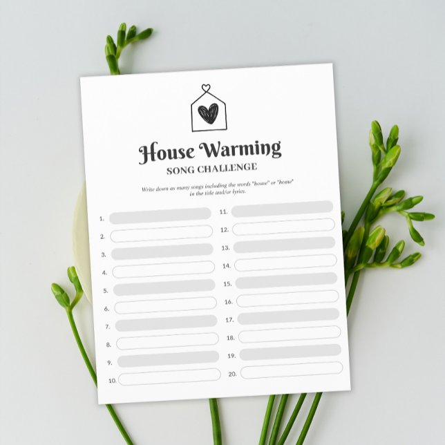 Simme Heart House Warming Party Game (Simple Sweet Heart House Warming Party Game)