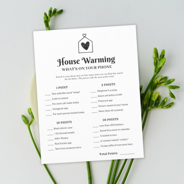 Simme Heart House Warming Party Game (Simple Sweet Heart House Warming Party Game)