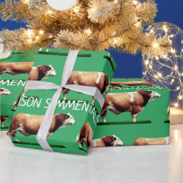 Simmental Bull Presentpapper