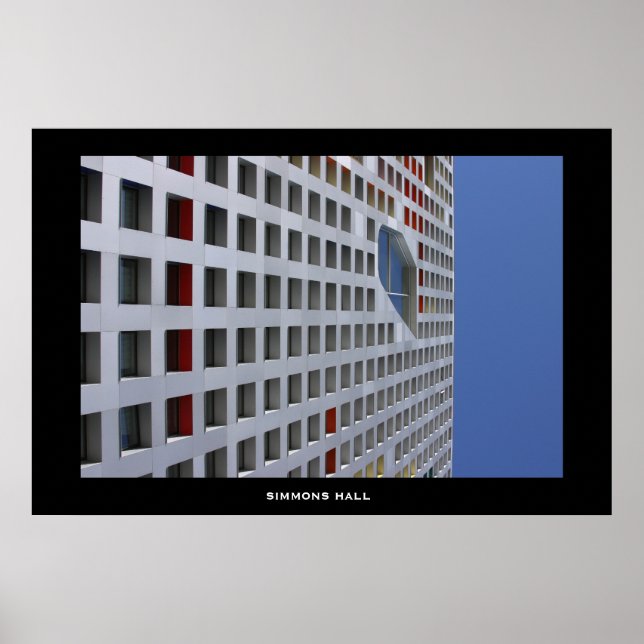 Simmons Hall, MIT Campus Poster (Framsidan)