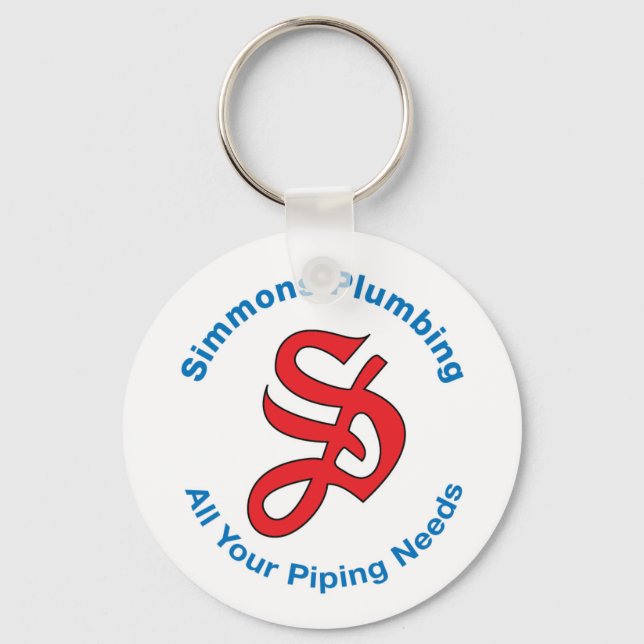 SIMMONS PLUMBING NYCKELRING (Framsida)
