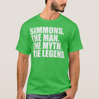 SimmonsSimmons Family namn Simmons efternamn Simmo T Shirt