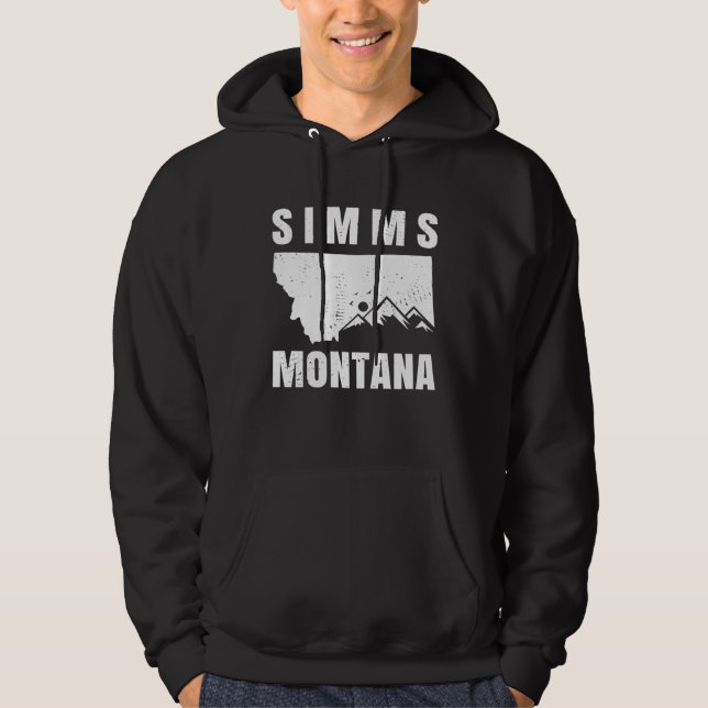 Simms Montana MT Fishing And Hiking Hoodie (Framsida)
