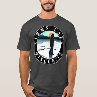 Simms Sjö Wisconsin Ice Fishing T Shirt