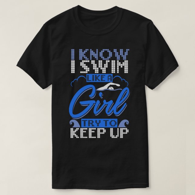 Simning 4 t shirt (Design framsida)