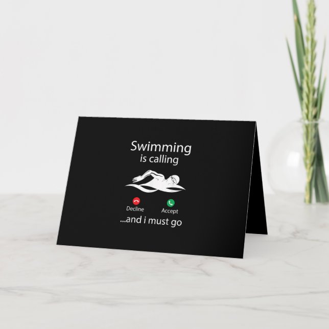 Simning anropar dekorerat godkännande och jag måst kort (Framsida)