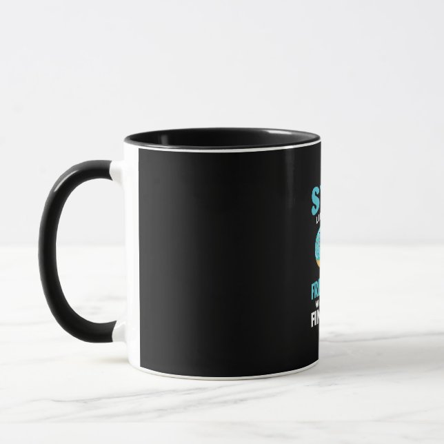 Simning av Älskare - Simma som Re är gratis donuts Mugg (Vänster)