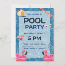 Simning av födelsedagsinbjudan