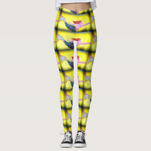 simning av mosaiska sjöjungfruar av rosa leggings