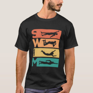 Simning för simmare t shirt