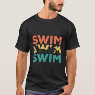 Simning för simmare t shirt