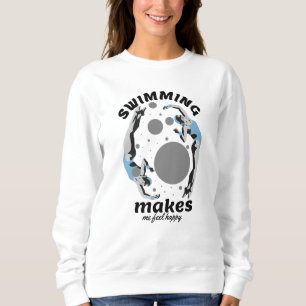 Simning Gör Mig Glad - Vattenälskare T Shirt
