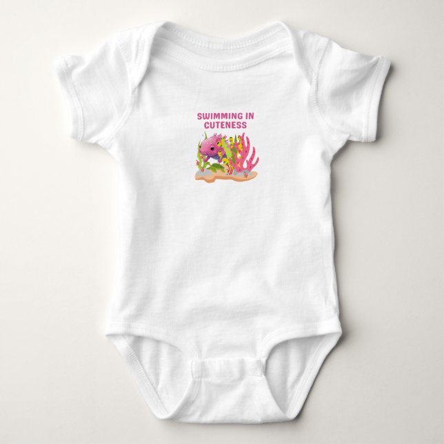 Simning i finhet t shirt (Framsida)